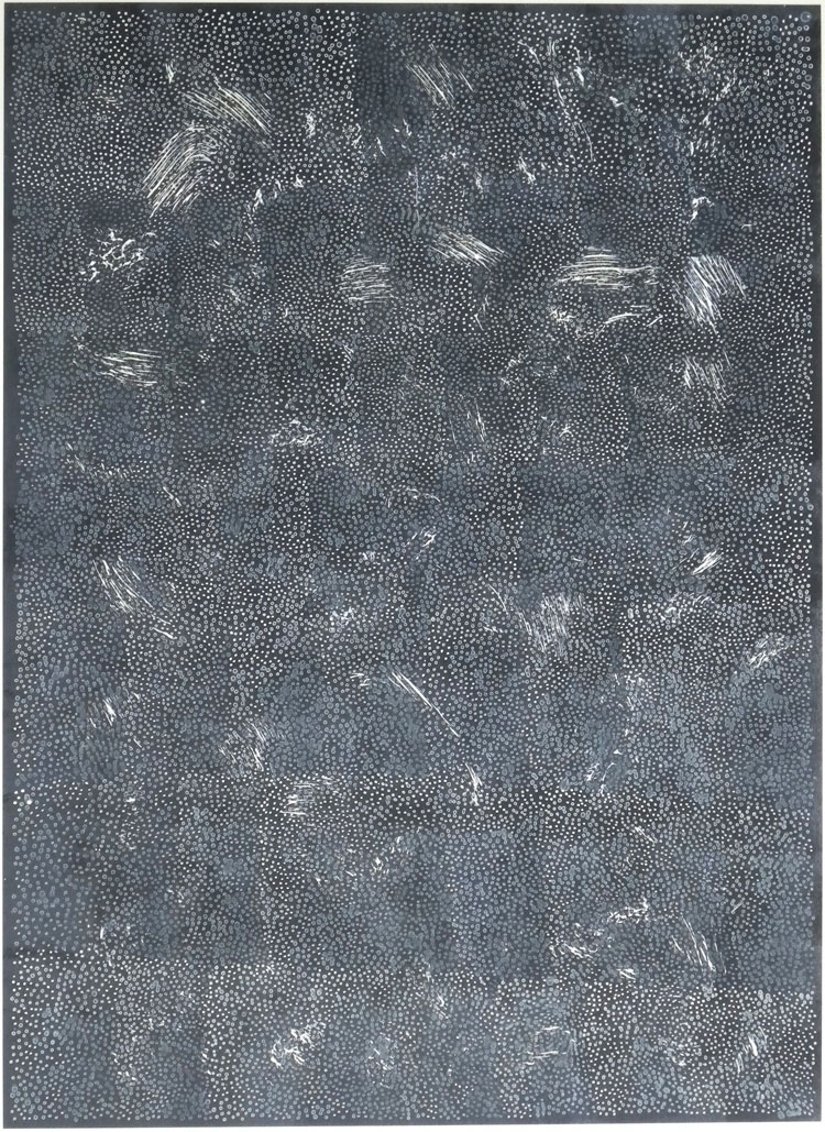 Rebecca Salter, 2020-21, 2020. Mixed media on paper, 74 x 54 cm (29 x 21 in). © the artist.