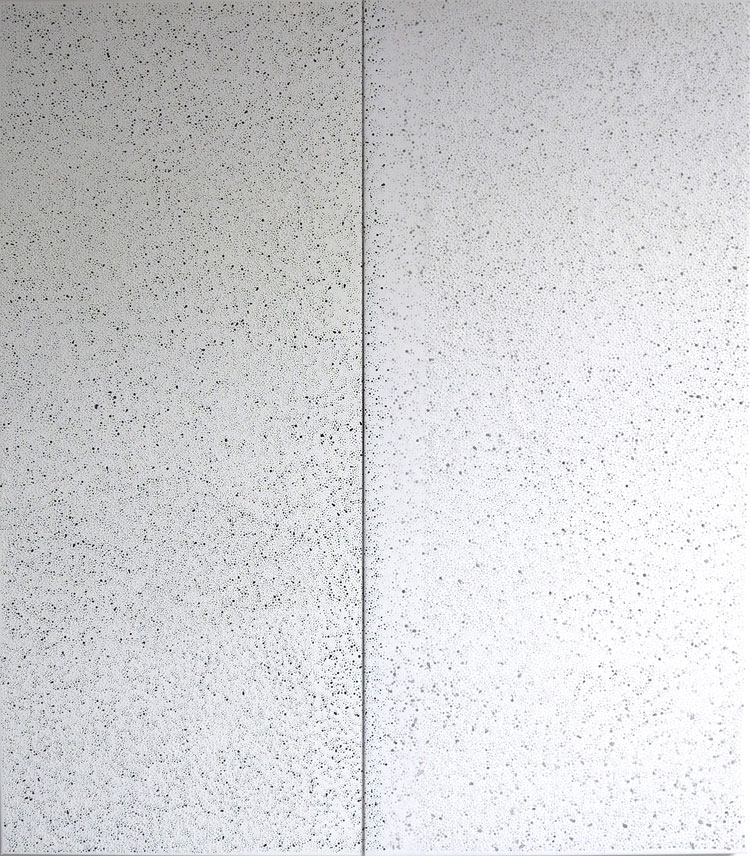 Rebecca Salter, Untitled AR4, 2019. Mixed media on linen, 200 x 175 cm (79 x 69 in). © the artist.