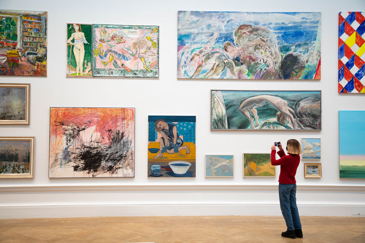 Installation view of Summer Exhibition 2020, Royal Academy of Arts, London. Photo: David Parry / © Royal Academy of Arts.