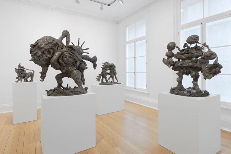 Dana Schutz: Shadow of a Cloud Moving Slowly, installation view, Thomas Dane Gallery, 2020. © Dana Schutz. Courtesy the artist and Thomas Dane Gallery. Photo: Ben Westoby.