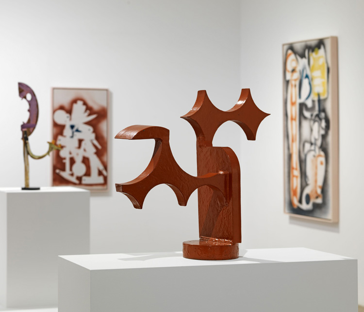 David Smith. Field Work, 2019, Hauser & Wirth Somerset. Installation view. Courtesy The Estate of David Smith and Hauser & Wirth. Photo: Ken Allard. © 2019 The Estate of David Smith / Licensed by VAGA at Artists Rights Society (ARS), NY.
