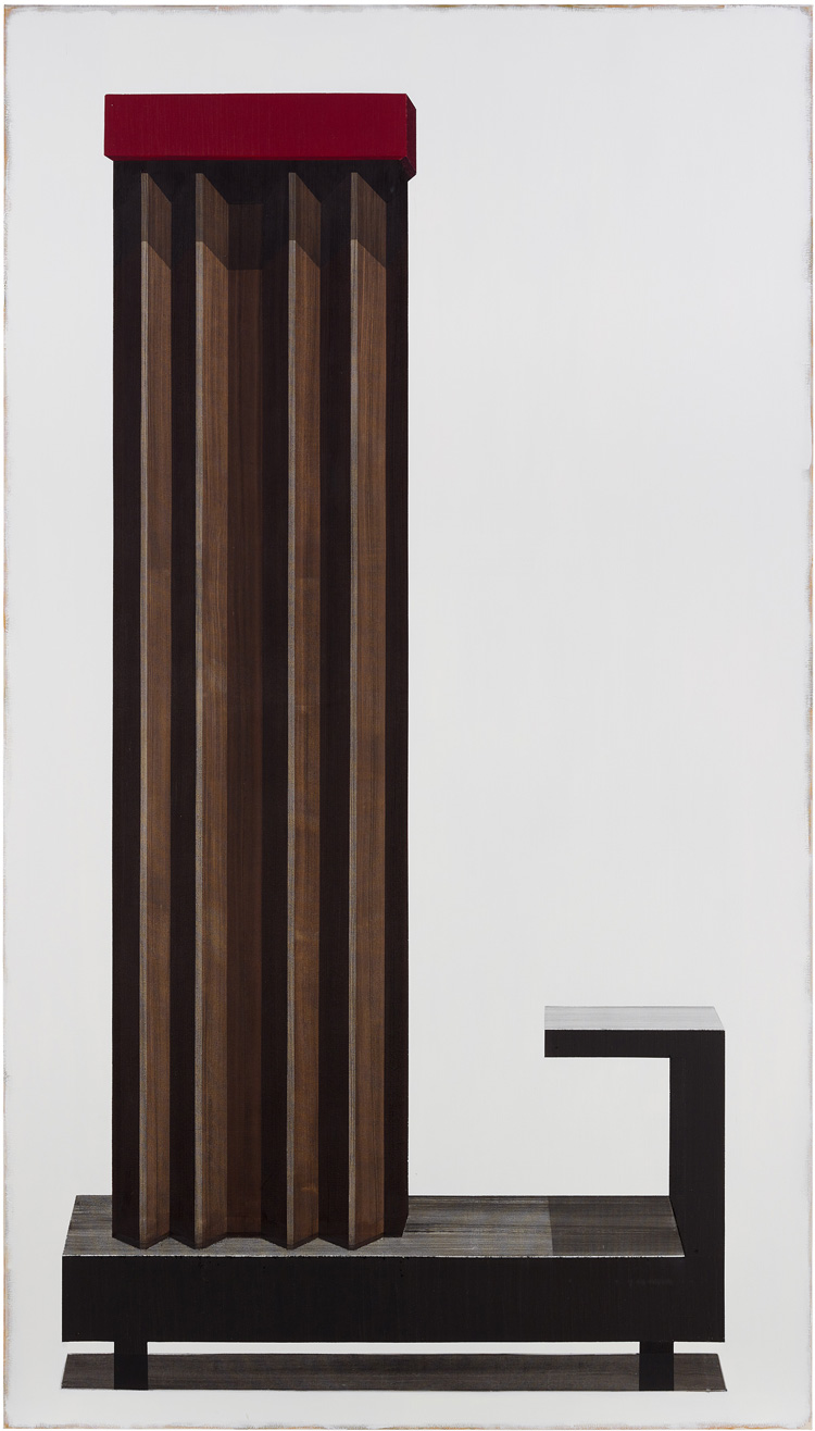 Michael Simpson. Confessional 5, 2018-19. Oil on canvas, 282 x 162 cm. Images courtesy the artist and Blain|Southern.