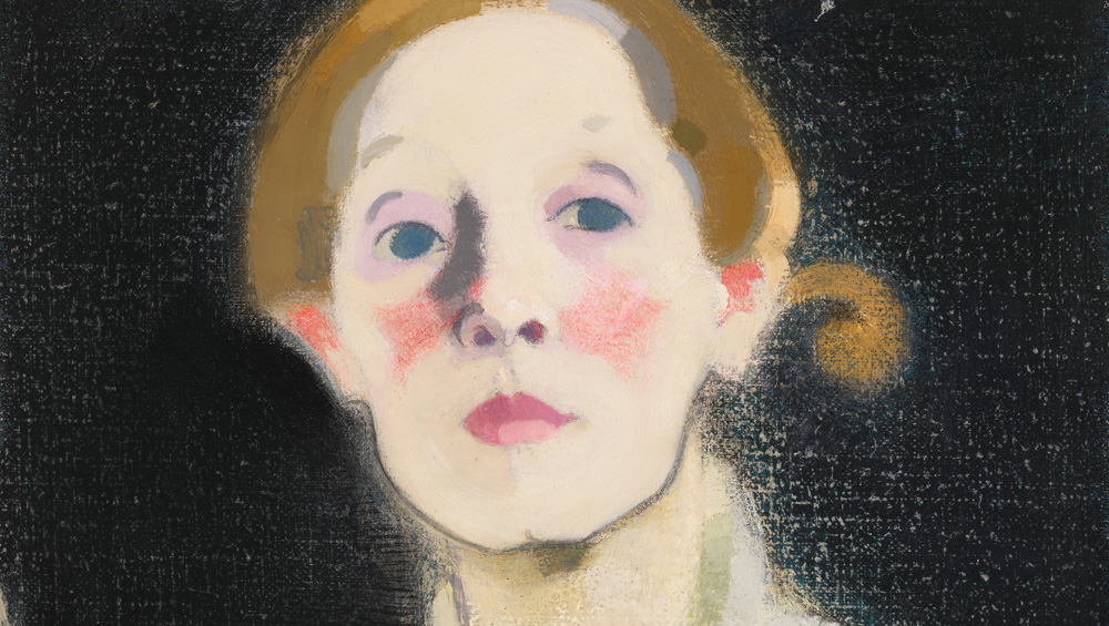 Helene Schjerfbeck. Self-portrait, Black Background, 1915. Oil on canvas, 45.5 x 36 cm. Herman and Elisabeth Hallonblad Collection. Finnish National Gallery / Ateneum Art Museum. Photo: Yehia Eweis.