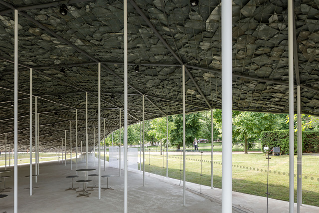 Serpentine Pavilion 2019, designed by Junya Ishigami, Serpentine Gallery, London © Junya Ishigami + Associates, Photo © 2019 Norbert Tukaj.
