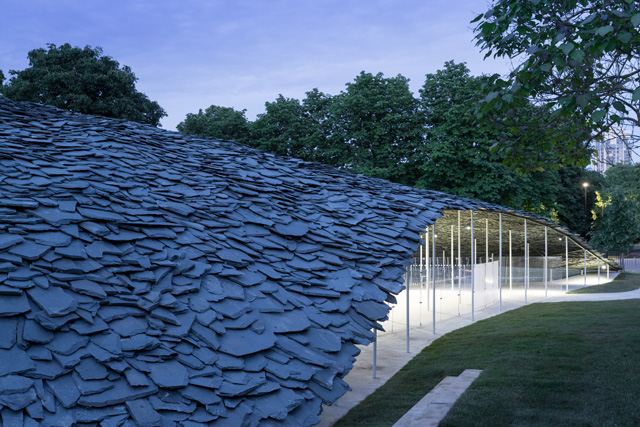 Serpentine Pavilion 2019, designed by Junya Ishigami, Serpentine Gallery, London © Junya Ishigami + Associates, Photo © 2019 Iwan Baan.