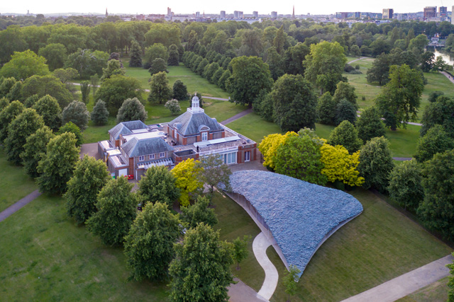 Serpentine Pavilion 2019, designed by Junya Ishigami, Serpentine Gallery, London © Junya Ishigami + Associates, Photo © 2019 Iwan Baan.