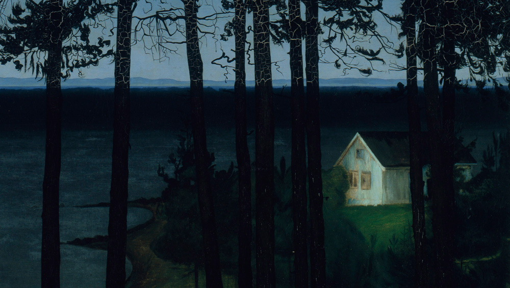 Harald Sohlberg. Fisherman’s Cottage, 1906. Art Institute of Chicago, Gift of Edward Byron Smith.