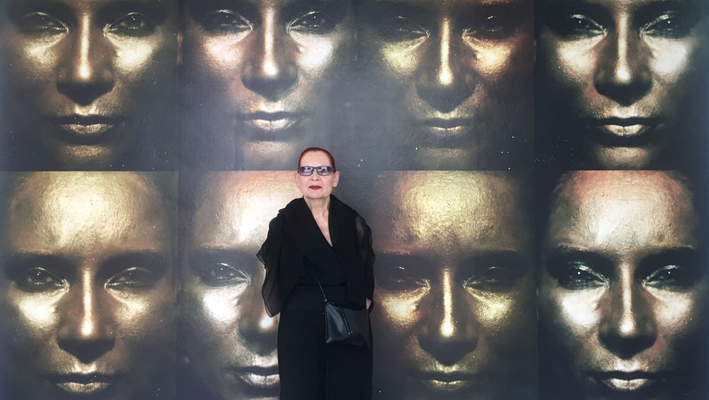 Katharina Sieverding. Photograph: Kristian Vistrup Madsen.