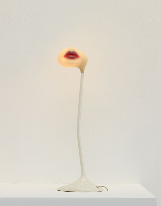 Alina Szapocznikow. Lampe-Bouche (Illuminated Lips), 1966. Coloured polyester resin, electrical wiring and metal. © ADAGP, Paris 2017. Courtesy of the Estate of Alina Szapocznikow, Piotr Stanislawski and Galerie Loevenbruck, Paris. Photograph: Fabrice Gousset.