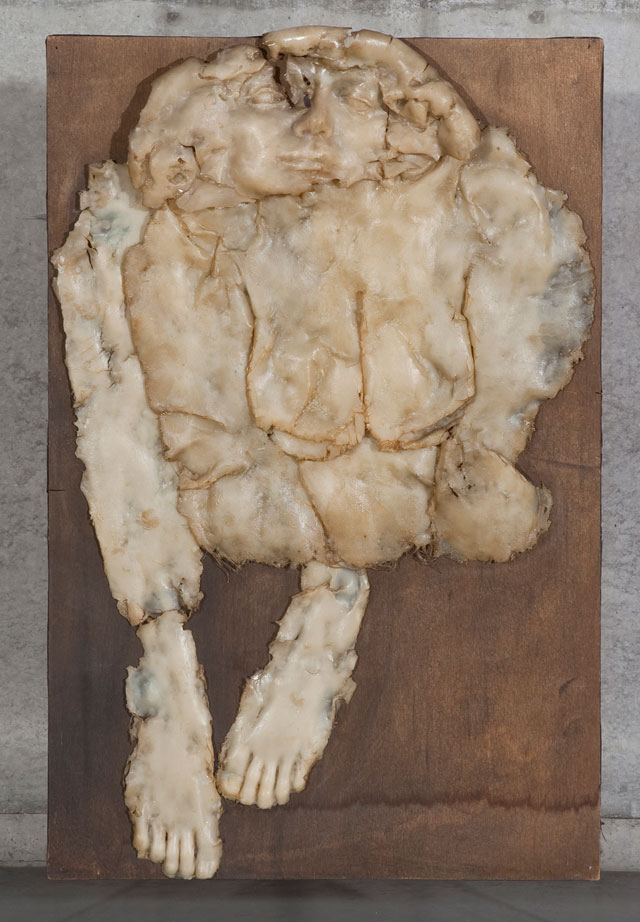 Alina Szapocznikow. Self-portrait - Herbarium, 1971. Polyester and polychrome wood. Grażyna Kulczyk Collection. Courtesy of the Estate of Alina Szapocznikow, Piotr Stanislawski and Galerie Loevenbruck, Paris. Photograph: Bartek Buśko.