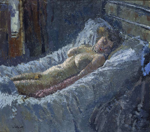 Walter Richard Sickert (1860–1942). Mornington Crescent Nude, 1907. Oil on canvas, 45.7 x 50.8 cm. Copyright