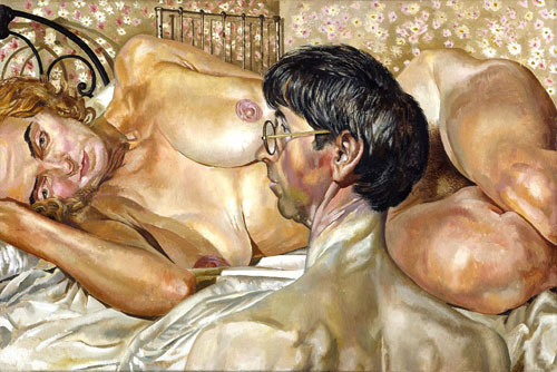 Stanley Spencer (1891–1959). Self-portrait with Patricia Preece, 1937. Oil on canvas, 61.0 x
91.2 cm. Copyright