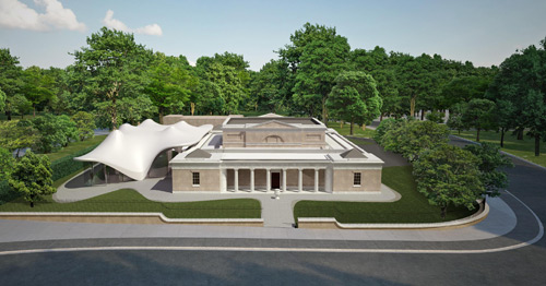 Rendering of Serpentine Sackler Gallery by
Zaha Hadid Architects
© Zaha Hadid Architects.