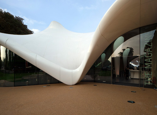 Serpentine Sackler Gallery.
Zaha Hadid Architects. Detail. Photograph © 2013 Luke Hayes.