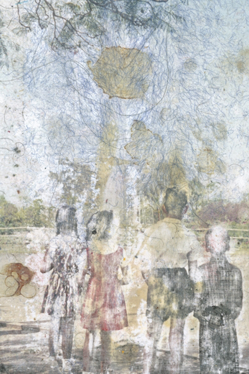 Allan deSouza. Fountain, from the series, The Lost Pictures, 2004. C Print, 40 x 60 in. (101.6 x 152.4 cm) © Allan deSouza. Courtesy of the artist and Talwar Gallery, New York.