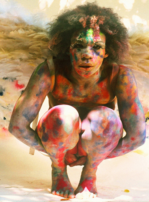 Tracey Rose. Lucie's Fur Version 1:1:1 - The Messenger, 2004. Iris print 80 x 60 cm. Edition of 8. Courtesy of the artist and The Project, New York.