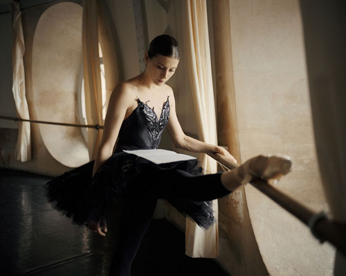 Sophie Calle. Etoile dancer at the Opéra de Paris, Marie-Agnès Gillot,  (detail). Take care of yourself, 2007. © ADAGP Courtesy Galerie Emmanuel Perrotin, Paris / Miami; Arndt & Partner. Berlin / Zurich; Koyanagi, Tokyo; Gallery Paula Cooper, NY.