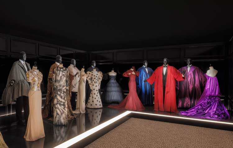 Installation view, André Leon Talley: Le Style est Éternel at SCAD FSAH Lacoste. Photo courtesy SCAD.