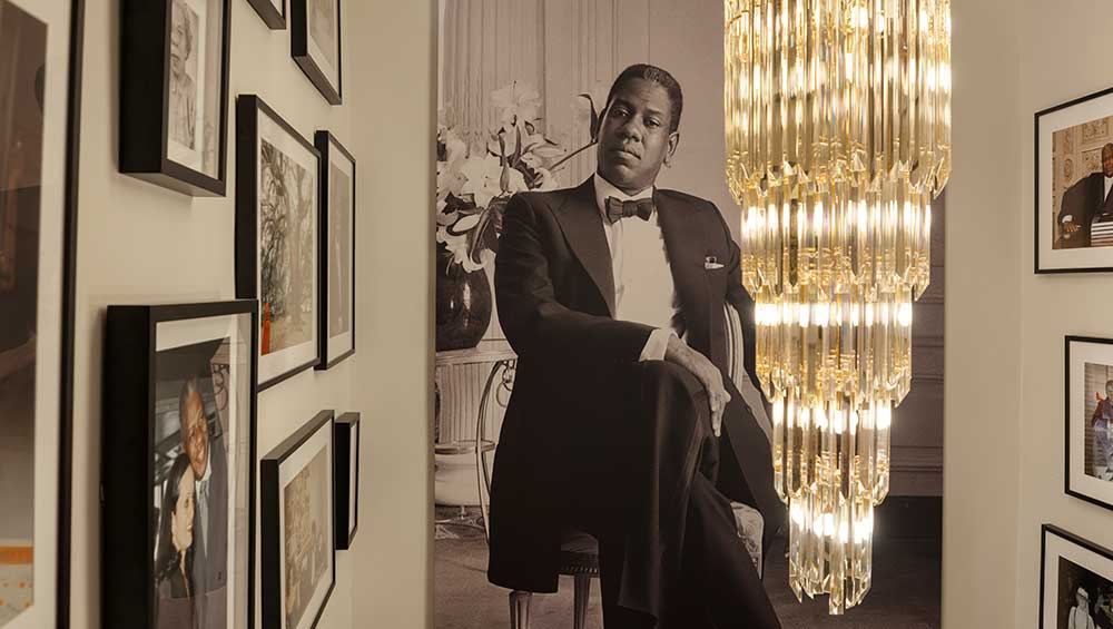 Installation view, André Leon Talley: Le Style est Éternel at SCAD FSAH Lacoste. Photo courtesy SCAD.