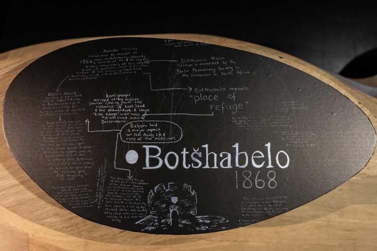 Madeyoulook, Mafolofolo, 2022 – ongoing. Part of The Dead Don’t Go Until We Do, 2026. Exhibition view, Talbot Rice Gallery, the University of Edinburgh. Photo: Sally Jubb.