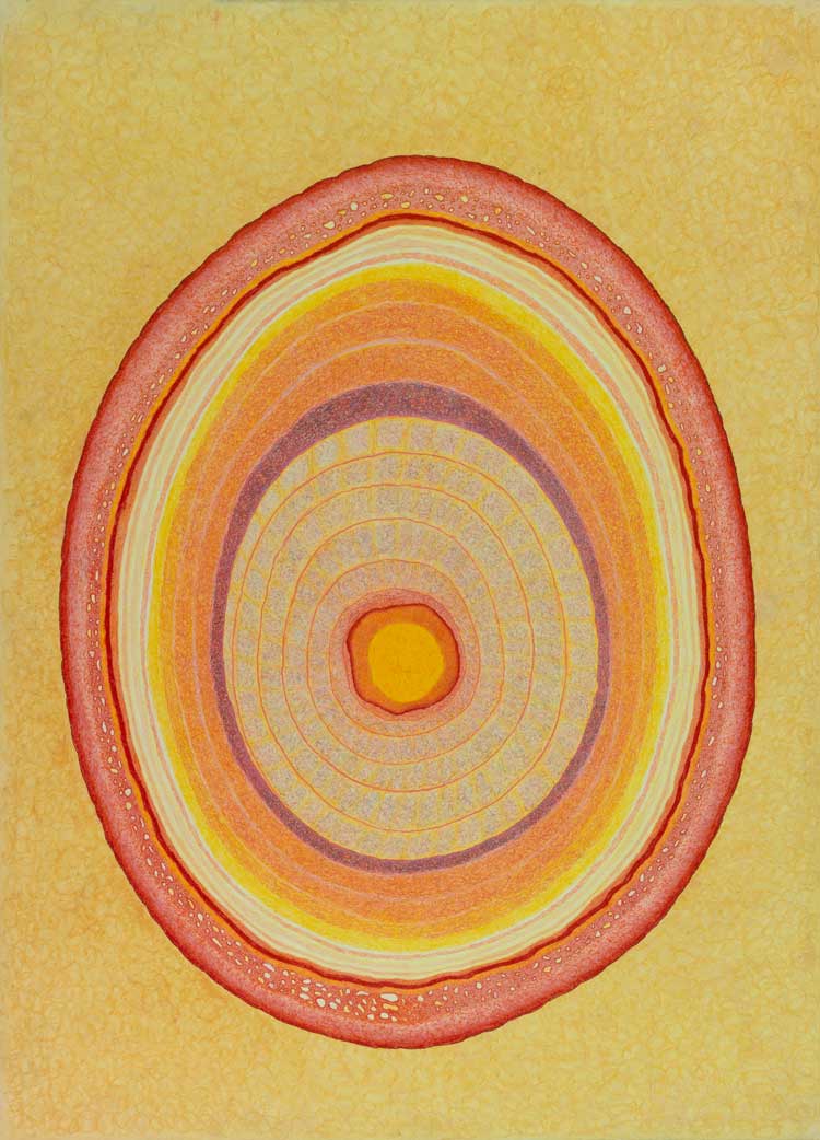 Sidney Manley, Untitled, c1965–70. Pastel on board. Collection of The College.
