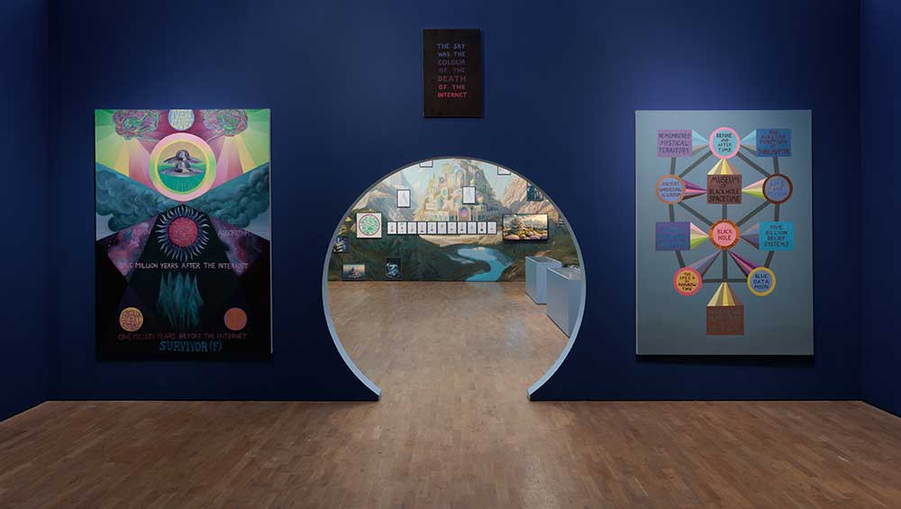 Suzanne Treister: Prophetic Dreaming, installation view, Modern Art Oxford. Photo: Rob Harris.