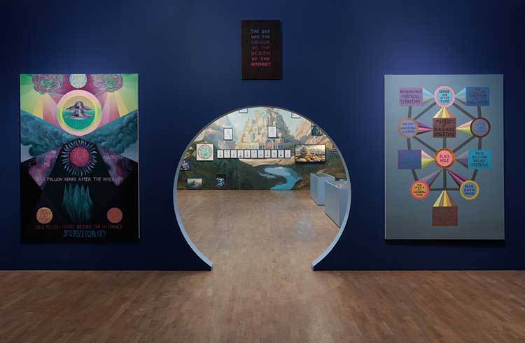 Suzanne Treister: Prophetic Dreaming, installation view, Modern Art Oxford. Photo: Rob Harris.