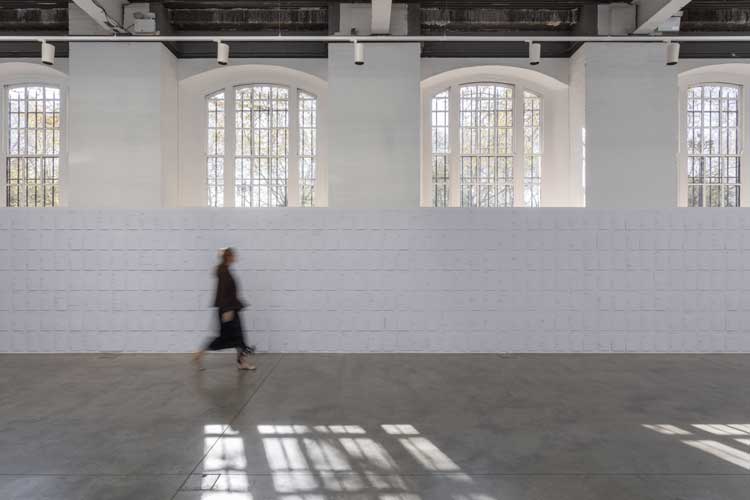 Nora Turato: pool7 [text], 2025. Printed text on approx 1,800 sheets of A4 paper. Photo: Rob Harris. Image courtesy the artist.