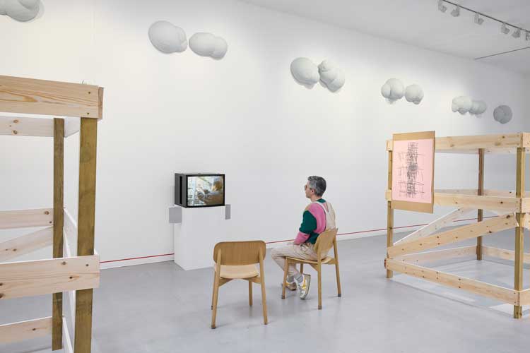 There: a Feeling | Gregg Bordowitz, installation view, Camden Art Centre, London 2025. Photo: Luke Walker.