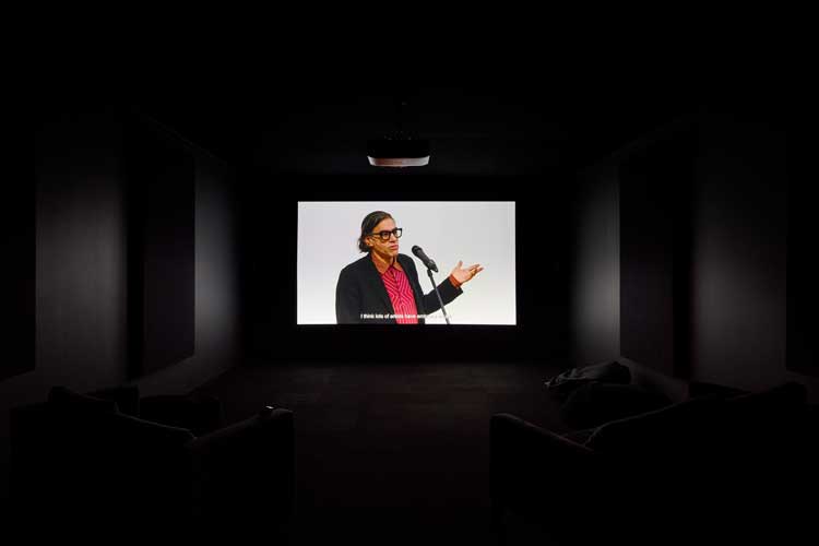There: a Feeling | Gregg Bordowitz, installation view, Camden Art Centre, London 2025. Photo: Luke Walker.