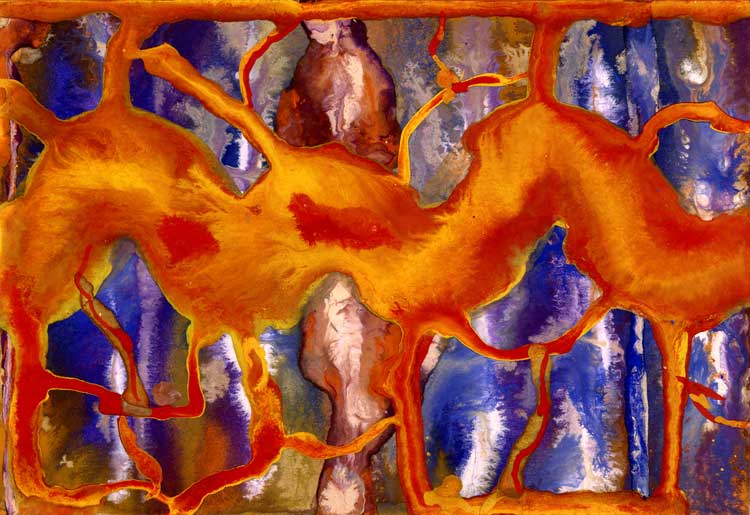 6th October by Jamie Reid (untitled / dated). Image courtesy Watkins.