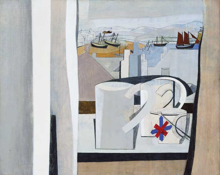 Ben Nicholson, 1943-45 (St Ives, Cornwall), 1943-45. Oil and graphite on canvas, 40.6 × 50.2 cm. Tate: Purchased 1945.