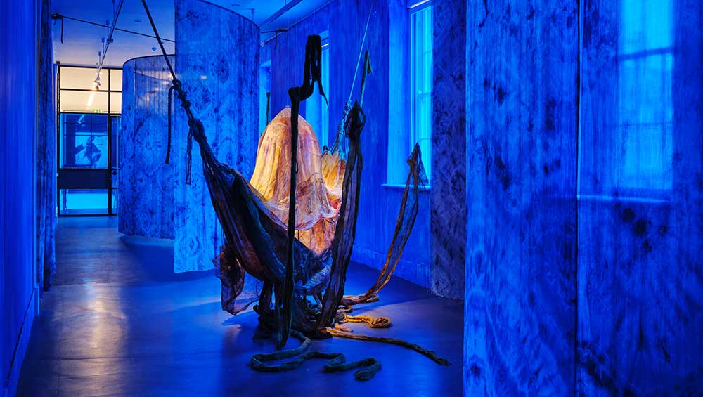 Alex Cecchetti, The Journey of One Breath, 2024. Installation view, Take a Breath, IMMA – Irish Museum of Modern Art, Dublin, 14 June 2024 - 17 March 2025. Photo: Ros Kavanagh.