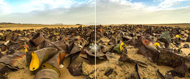 Ammar Bouras. 4°3′55″N 5°3′23″E #5, 2012, Photographies numérique, dimensions variable.