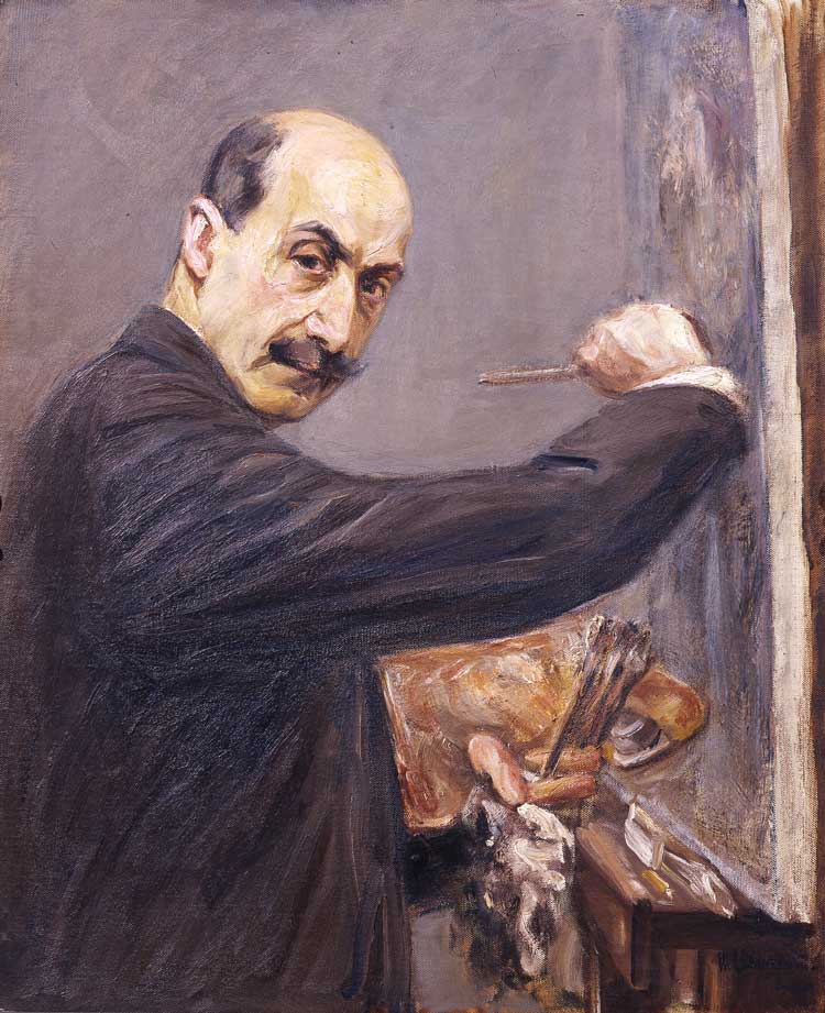 Max Liebermann, Self-portrait at the easel to the right, 1908. Oil on canvas. Gallerie degli Uffizi, Florence © Gabinetto Fotografico delle Gallerie degli Uffizi.