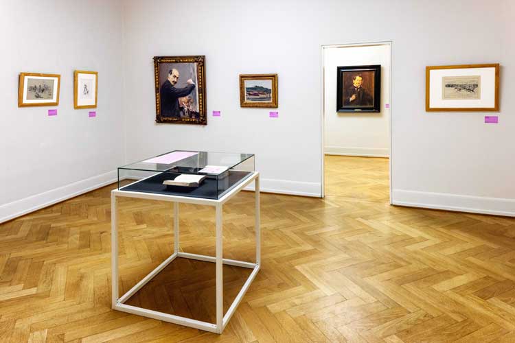 To Italy! With Liebermann in Venice, Florence and Rome, installation view. Max Liebermann Society Berlin. Photo: Thomas Lingens.