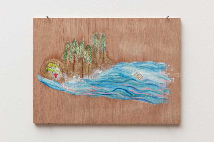 Rory Pilgrim, Rafts, 2020, installation view, Turner Prize 2023, Towner Eastbourne. Photo: Angus Mill.