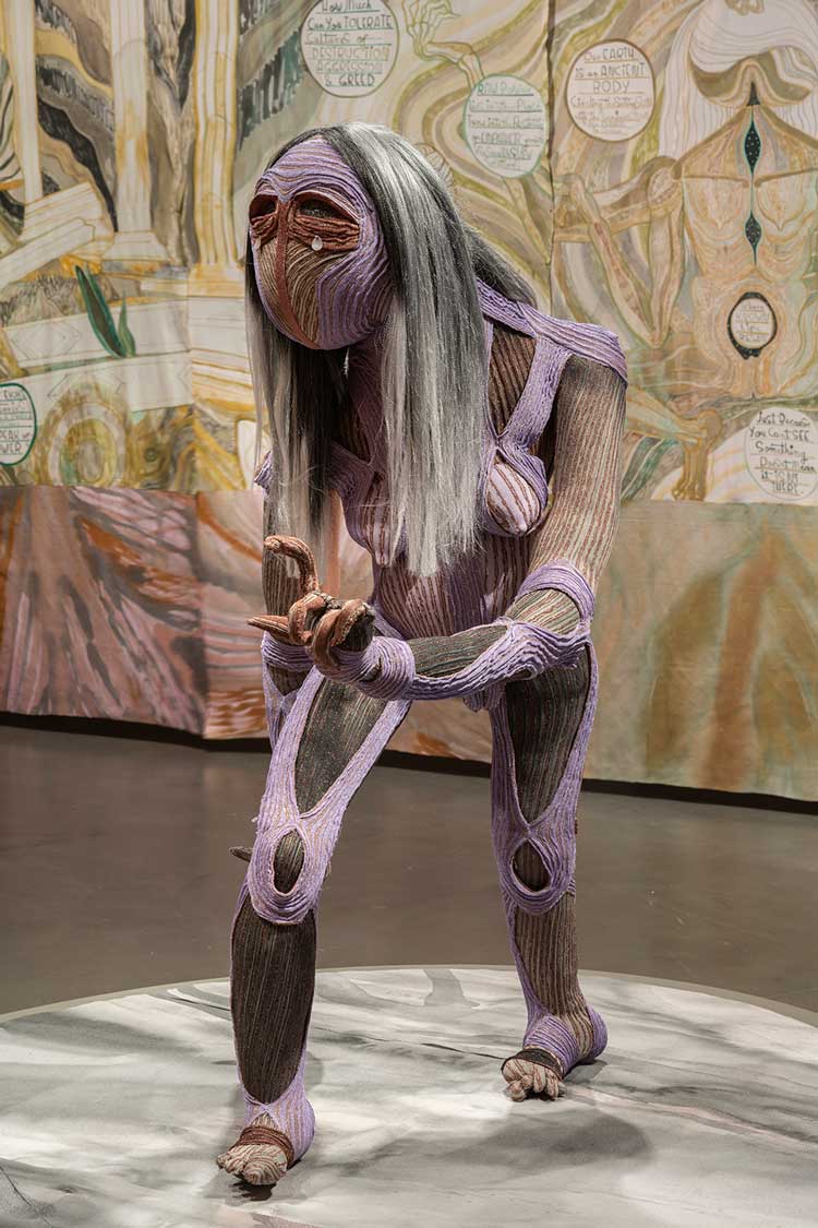 Emma Talbot, The Age/L’Età, Max Mara Art Prize for Women. Installation view, Whitechapel Gallery, London, 2022. © Damian Griffiths.
