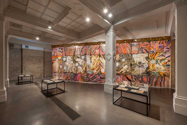 Emma Talbot, The Age/L’Età, Max Mara Art Prize for Women. Installation view, Whitechapel Gallery, London, 2022. © Damian Griffiths.