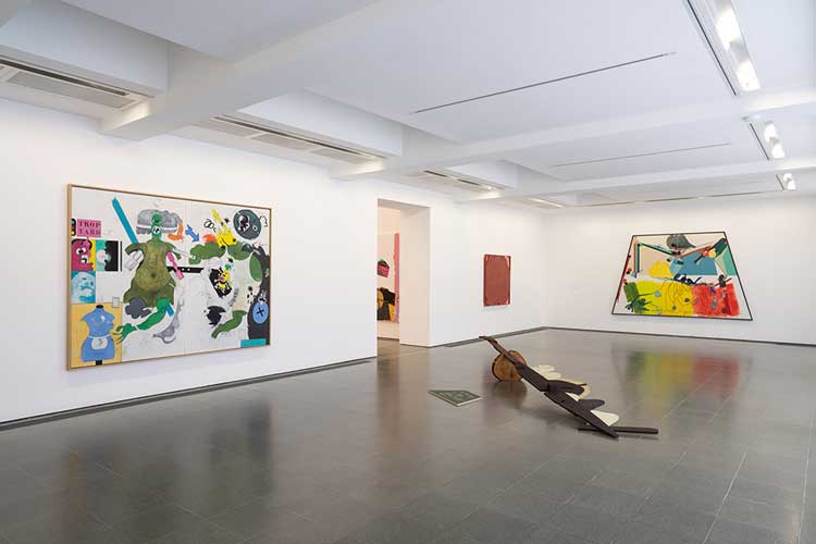 Hervé Télémaque: A Hopscotch of the Mind, installation view, 7 October 2021 – 30 January 2022. Photo: Hugo Glendinning.