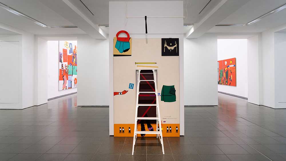 Hervé Télémaque: A Hopscotch of the Mind, installation view, 7 October 2021 – 30 January 2022, Confidence (Secret). Photo: Hugo Glendinning.