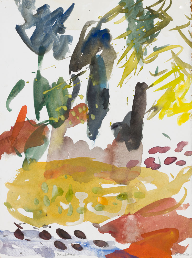 Ann Thomson. Jamberoo, 2017. Gouache on paper, 37.5 x 28 cm. © the artist.