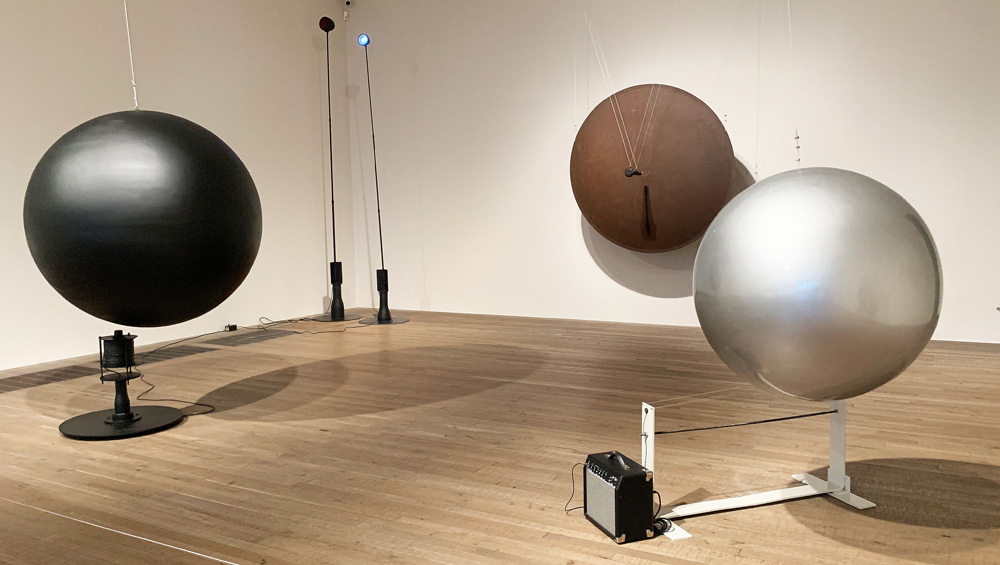 Takis. Installation view, Tate Modern, 2019. Photo: Martin Kennedy.
