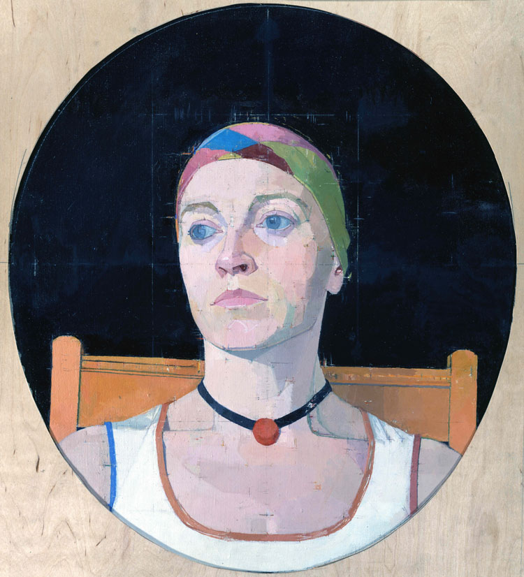 Euan Uglow, Head of Pat, 1978-83. Oil on canvas laid on panel. Collection of Bernard Jacobson Gallery. Image courtesy Browse and Darby, London. © The estate of Euan Uglow. All rights reserved 2025 / Bridgeman Images.