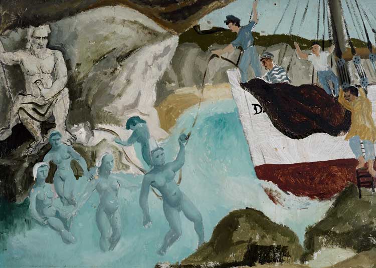 Christopher Wood, Ulysses and the Sirens, 1929. Photo: © Kettle's Yard, University of Cambridge.
