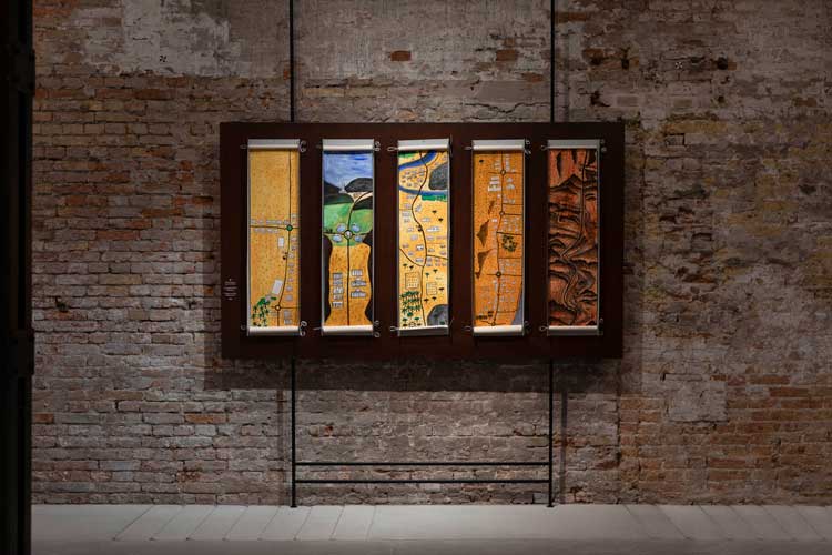 Abdullah Al Saadi: Sites of Memory, Sites of Amnesia. Image Courtesy of National Pavilion UAE, Venice Biennale 2024. Photo: Ismail Noor of Seeing Things.