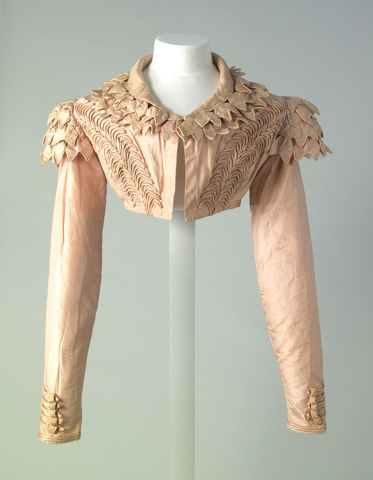 Spencer, 1817-19. Silk, cotton lining. © The Olive Matthews Collection, Chertsey Museum. Photo: John Chase Photography.