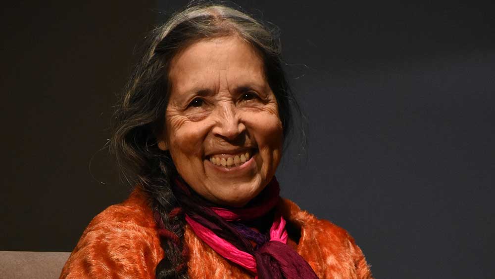 Cecilia Vicuña. Photo: Bruno Savelli.
