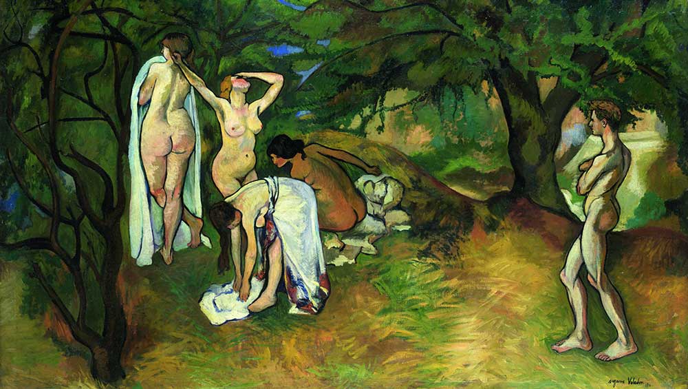 Suzanne Valadon. Joie de vivre, 1911. Oil on canvas, 122.9 x 205.7 cm. Metropolitan Museum of Art. Bequest of Mademoiselle Adélaïde Milton de Groot (1876–1967), 1967.
