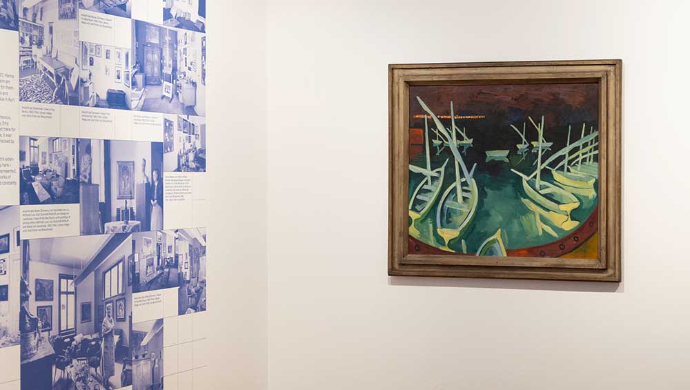 Exhibition view, Hanna Bekker vom Rath. A Rebel for Modern Art, Brücke-Museum, 2024. Photo: Alina Schmuch.